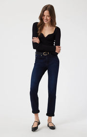 Kathleen slim boyfriend jeans - Midnight Feather Blue - Blue Sky Fashions & Lingerie