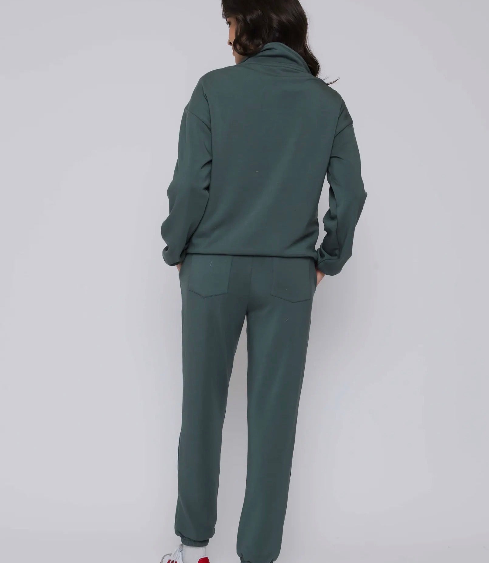 Laina - Luxe Fleece Jogger - Thyme - Blue Sky Fashions & Lingerie