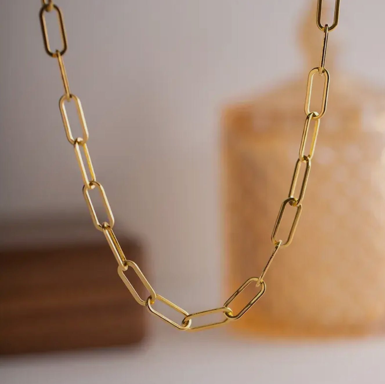 Large Chunky Paperclip Necklace - Blue Sky Fashions & Lingerie