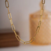 Large Chunky Paperclip Necklace - Blue Sky Fashions & Lingerie