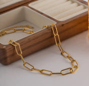 Large Chunky Paperclip Necklace - Blue Sky Fashions & Lingerie