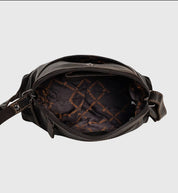 LEATHER SHOULDER BAG - HONEY in brown - Blue Sky Fashions & Lingerie