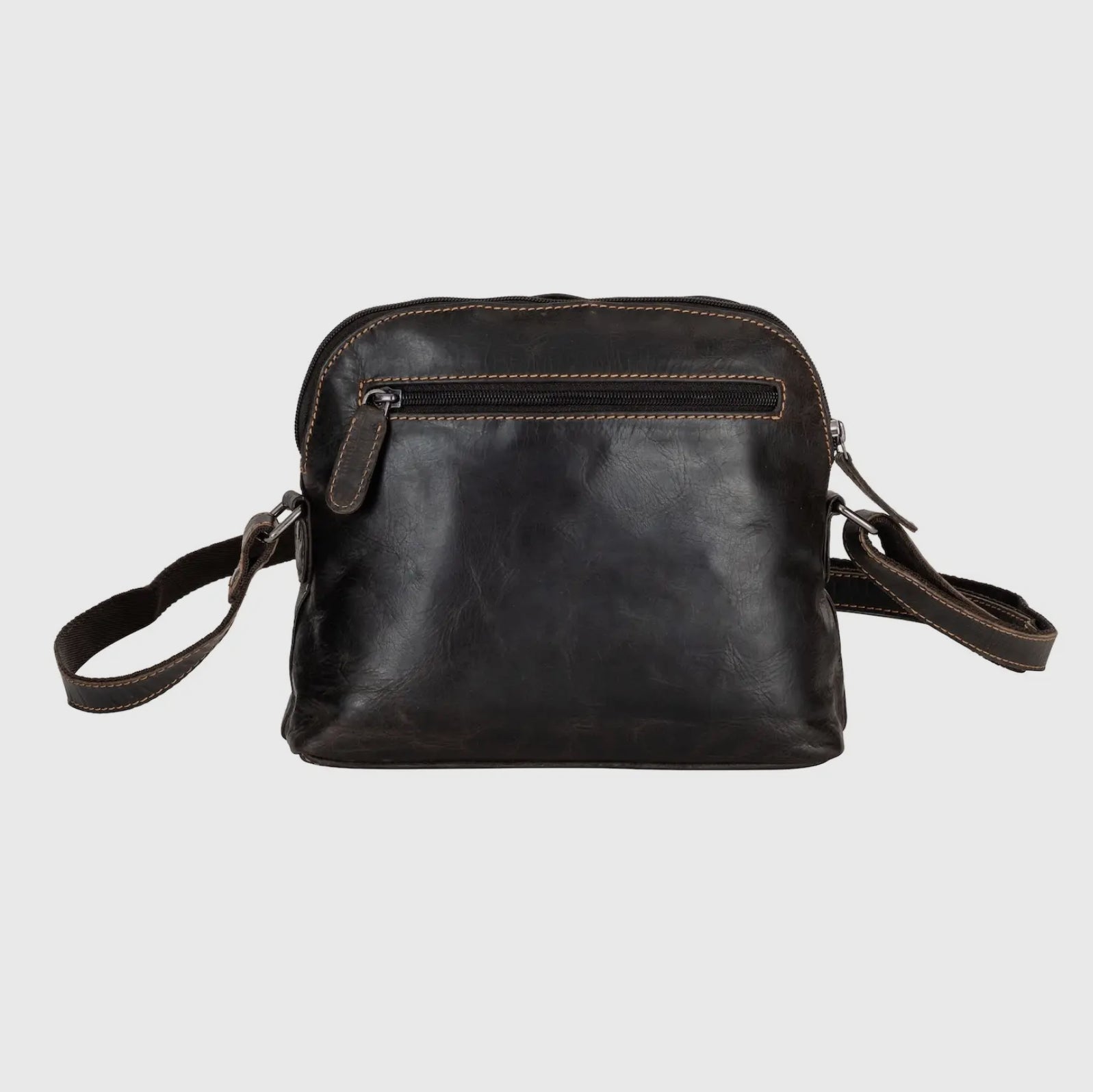 LEATHER SHOULDER BAG - HONEY in brown - Blue Sky Fashions & Lingerie