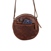 LEATHER SHOULDER BAG - SANDY in sandal - Blue Sky Fashions & Lingerie