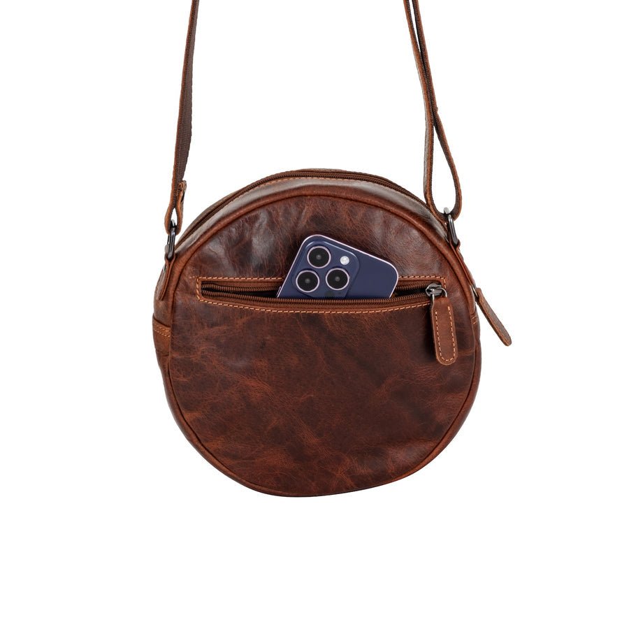 LEATHER SHOULDER BAG - SANDY in sandal - Blue Sky Fashions & Lingerie