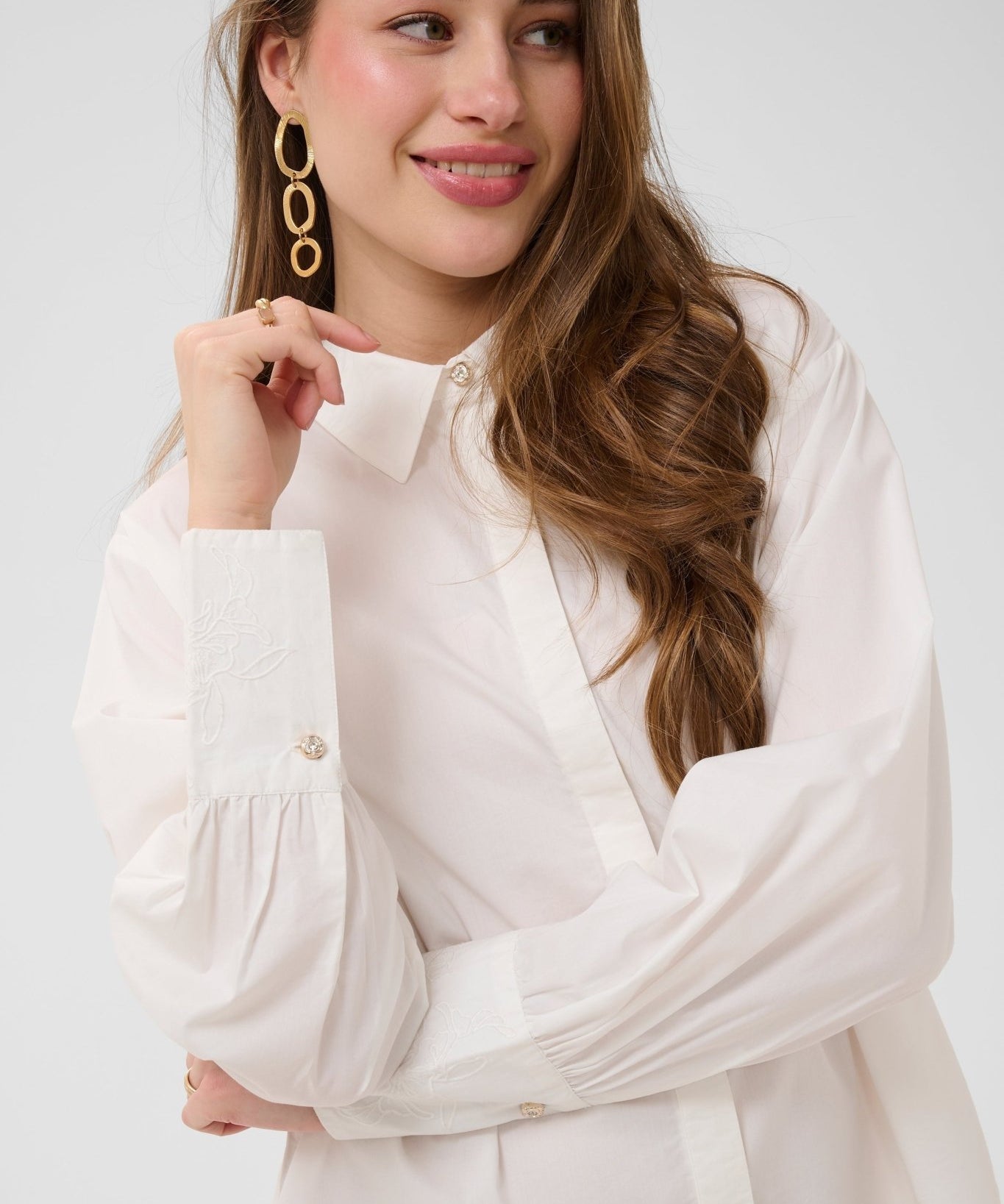 Leli Shirt by Cream - Snow White - Blue Sky Fashions & Lingerie