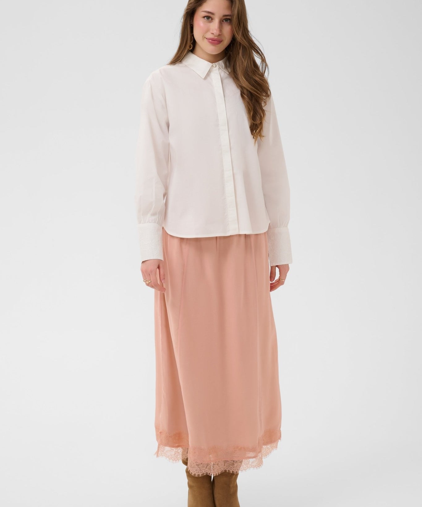 Leli Shirt by Cream - Snow White - Blue Sky Fashions & Lingerie