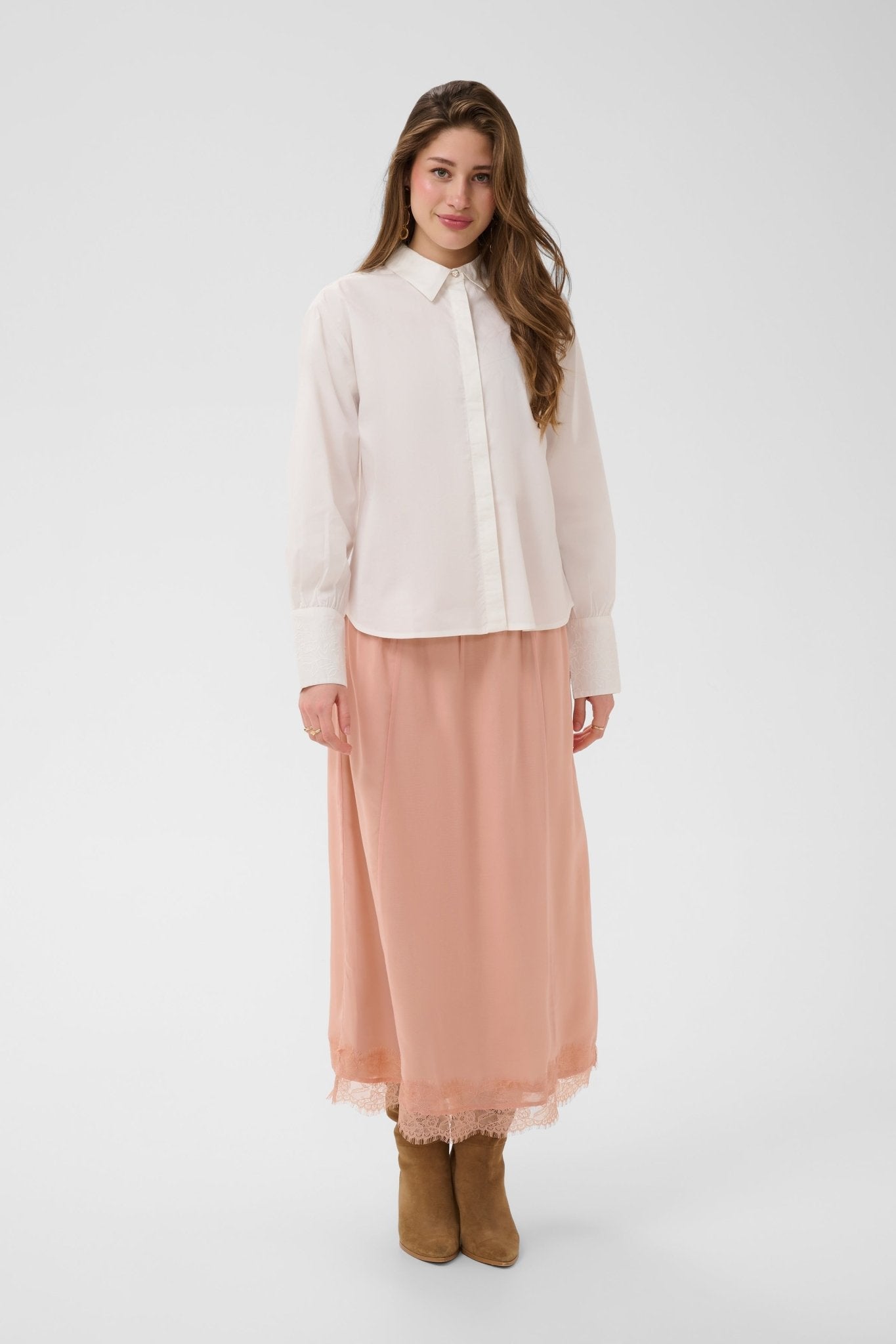 Leli Shirt by Cream - Snow White - Blue Sky Fashions & Lingerie
