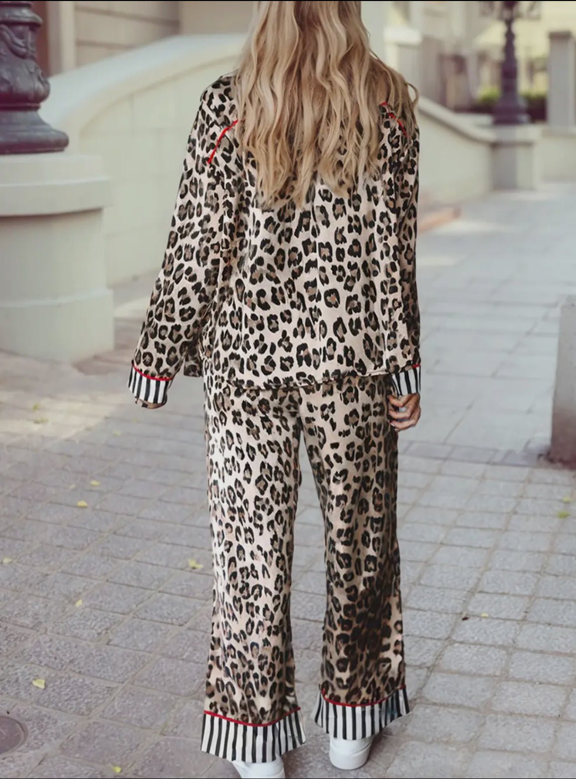 Leopard Pajama set - Blue Sky Fashions & Lingerie