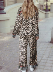 Leopard Pajama set - Blue Sky Fashions & Lingerie