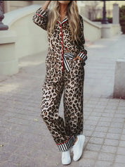 Leopard Pajama set - Blue Sky Fashions & Lingerie