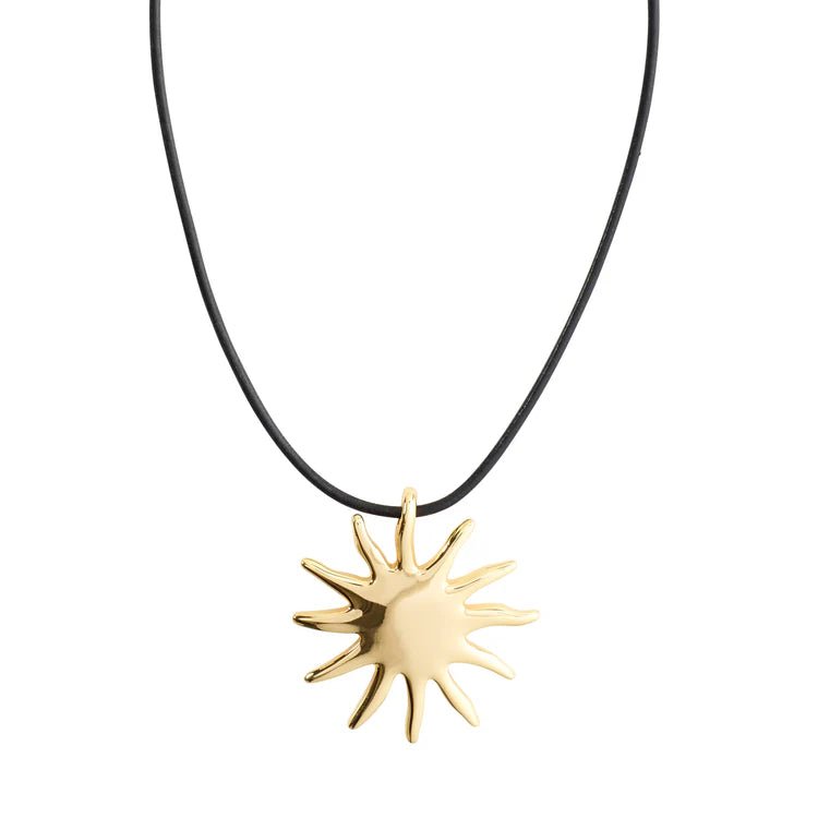 LIGHT RECYCLED SUN NECKLACE - Gold Plated - Blue Sky Fashions & Lingerie