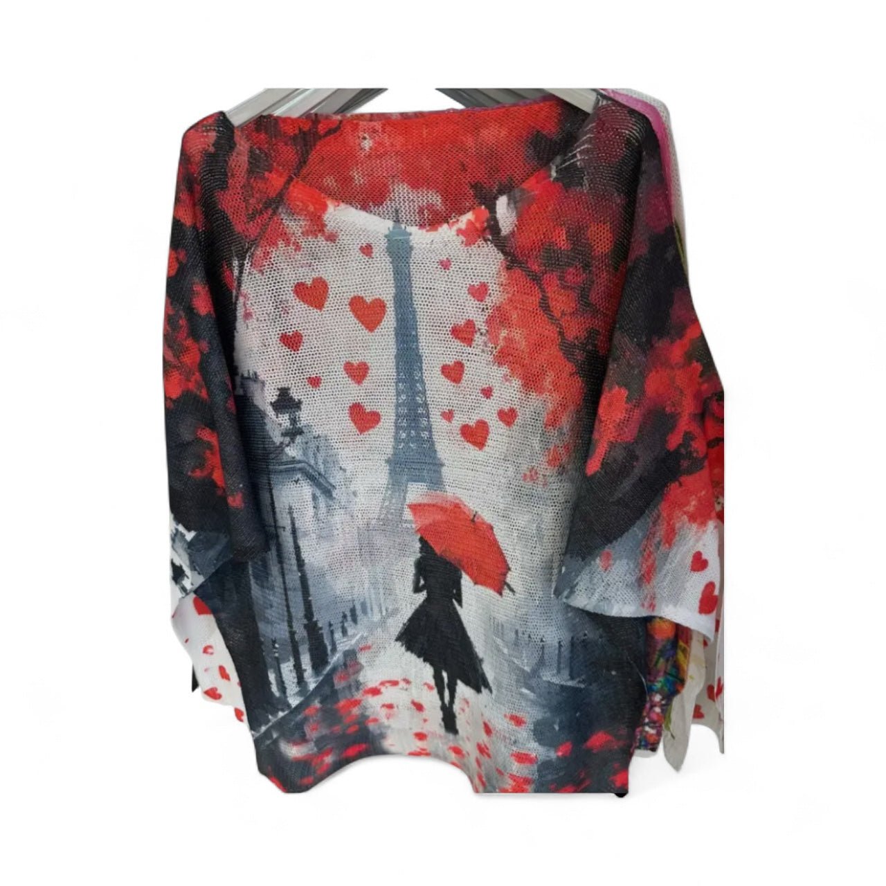 Lightweight Eiffel Tower sweater - Blue Sky Fashions & Lingerie