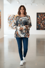 Lightweight sweater - Black Heart - Blue Sky Fashions & Lingerie