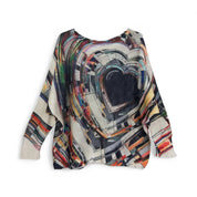 Lightweight sweater - Black Heart - Blue Sky Fashions & Lingerie