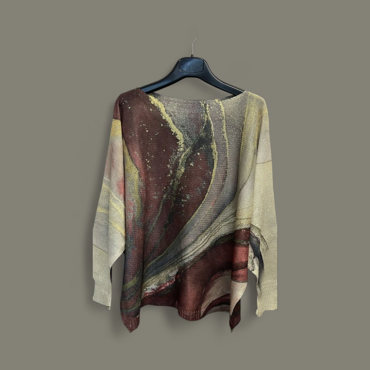 Lightweight sweater - brown marble - Blue Sky Fashions & Lingerie