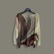 Lightweight sweater - brown marble - Blue Sky Fashions & Lingerie