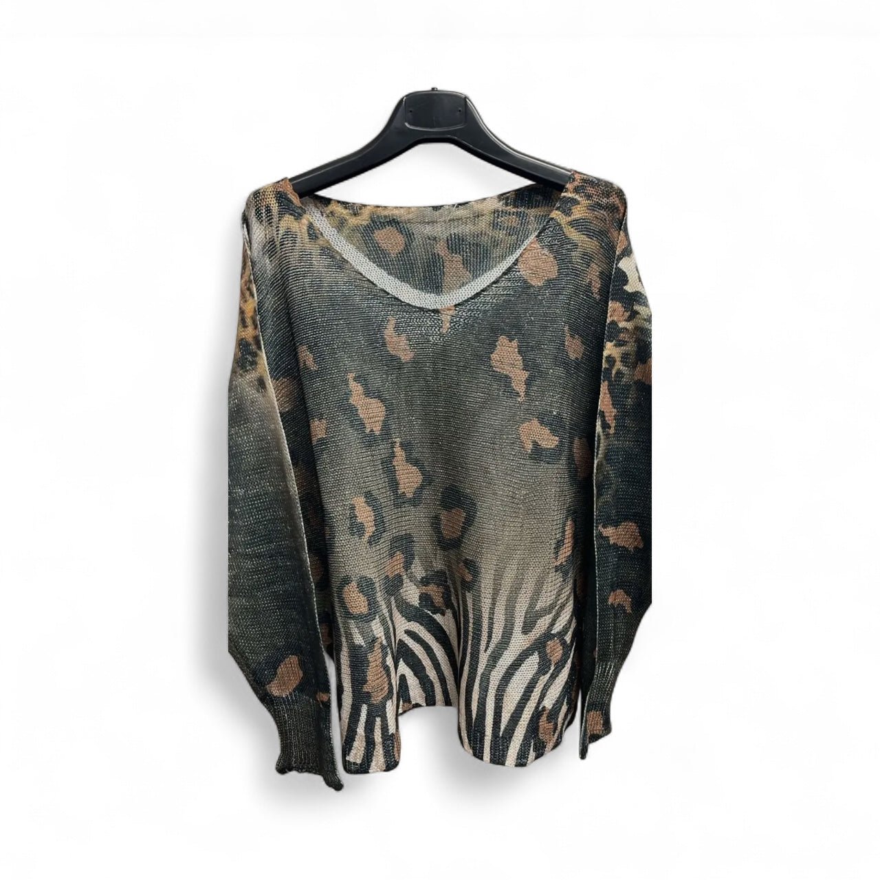 Lightweight sweater - Camo Zebra - Blue Sky Fashions & Lingerie