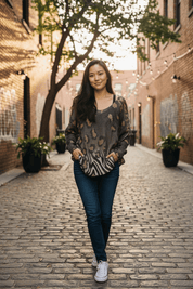 Lightweight sweater - Camo Zebra - Blue Sky Fashions & Lingerie