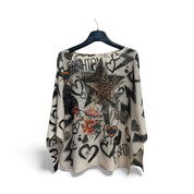 Lightweight sweater - Leopard Star - Blue Sky Fashions & Lingerie