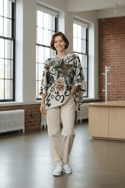 Lightweight sweater - Leopard Star - Blue Sky Fashions & Lingerie