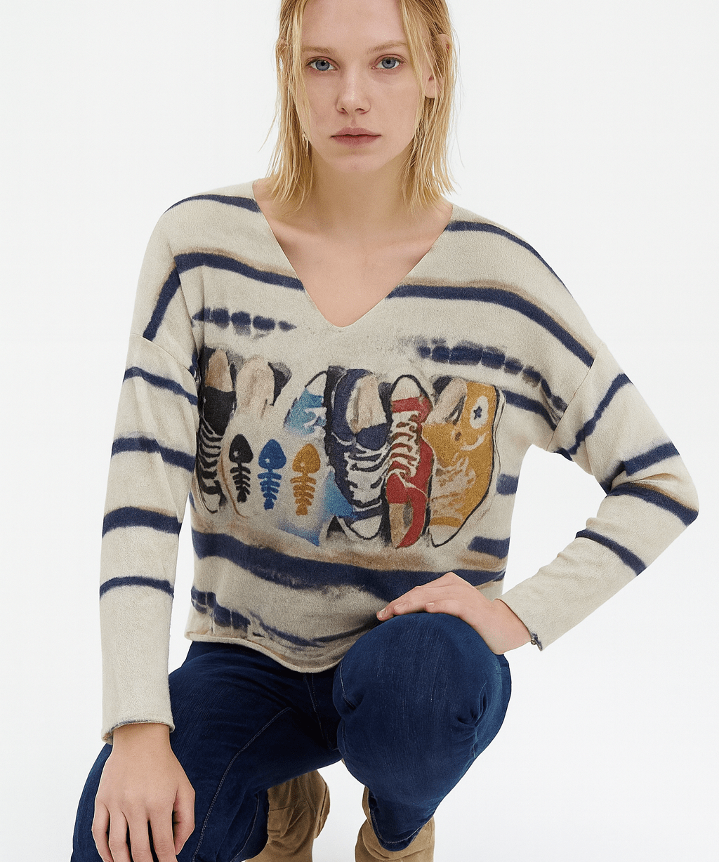 Lightweight sweater - Sneakers - Blue Sky Fashions & Lingerie