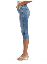Lily Denim Capri Pant by Guess - Driftwood Blue - Blue Sky Fashions & Lingerie