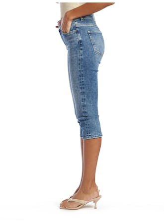 Lily Denim Capri Pant by Guess - Driftwood Blue - Blue Sky Fashions & Lingerie