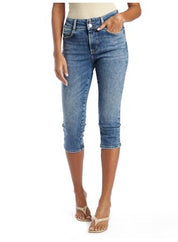 Lily Denim Capri Pant by Guess - Driftwood Blue - Blue Sky Fashions & Lingerie