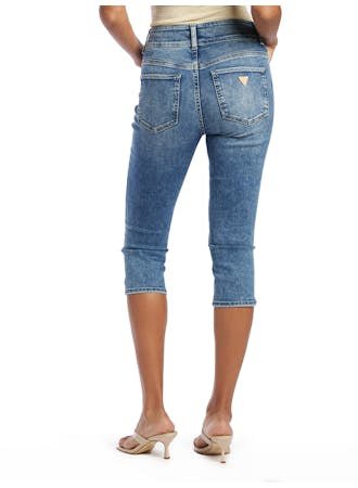 Lily Denim Capri Pant by Guess - Driftwood Blue - Blue Sky Fashions & Lingerie