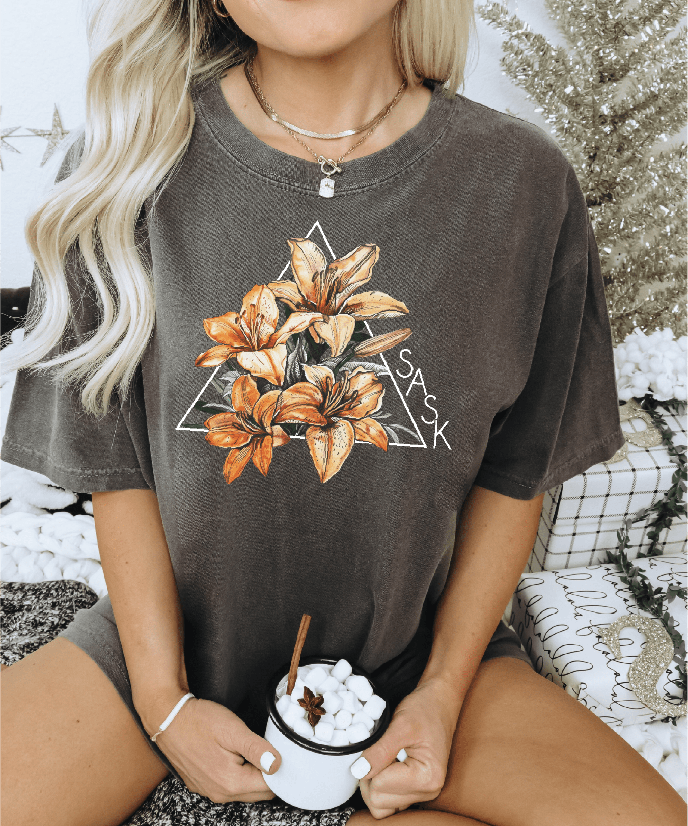 Lily Triangle Unisex T-shirt | Prairie Clothing - Blue Sky Fashions & Lingerie