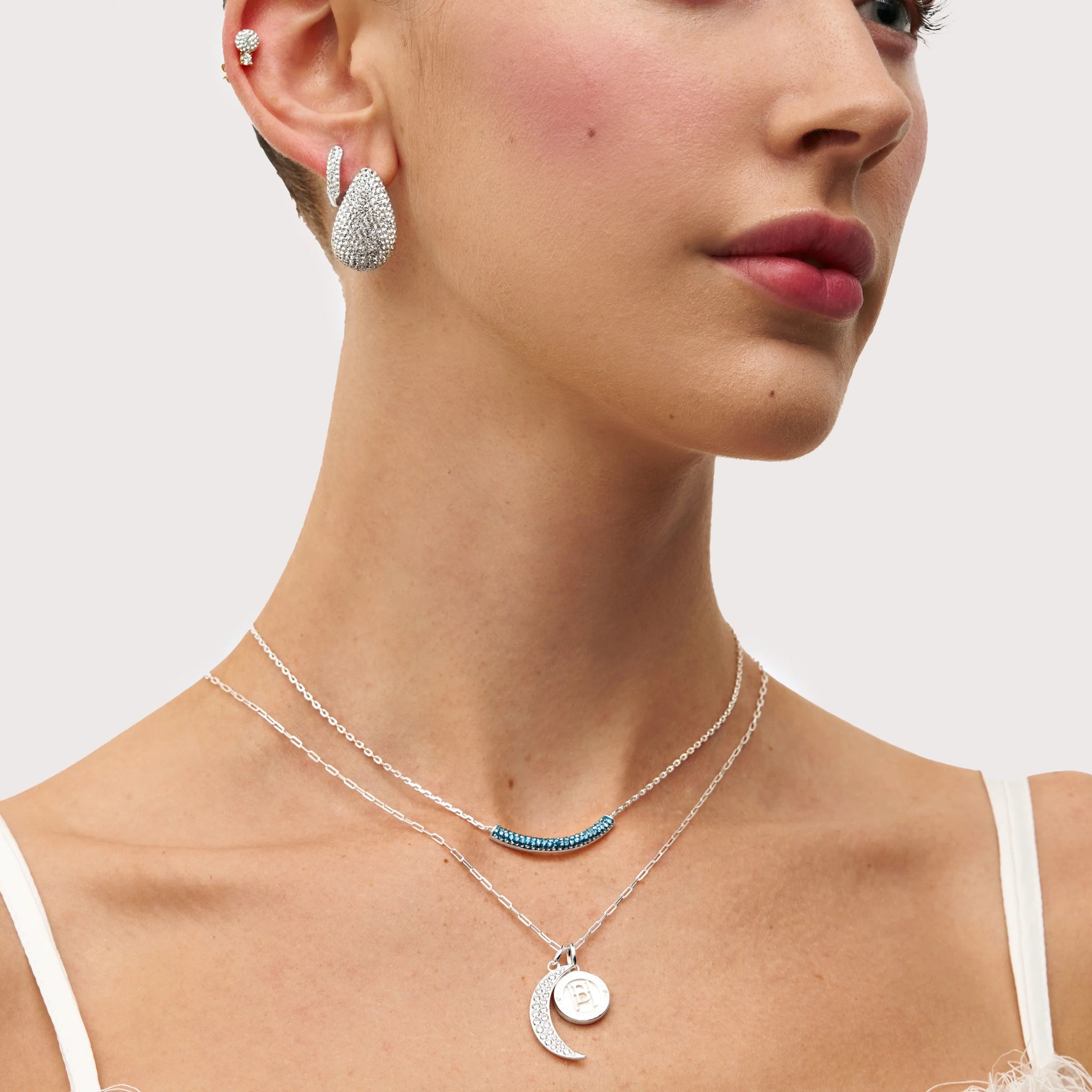 Limited Edition Curved Bar Necklace - Blue Sky Fashions & Lingerie