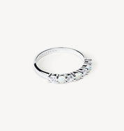 Lineup Opal Stacking Ring - Silver - Blue Sky Fashions & Lingerie