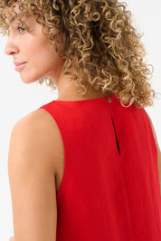 Linna Dress by Cream - flame scarlet red - Blue Sky Fashions & Lingerie