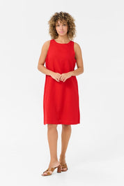 Linna Dress by Cream - flame scarlet red - Blue Sky Fashions & Lingerie
