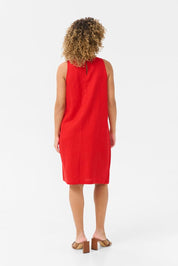 Linna Dress by Cream - flame scarlet red - Blue Sky Fashions & Lingerie