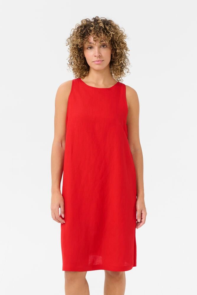 Linna Dress by Cream - flame scarlet red - Blue Sky Fashions & Lingerie