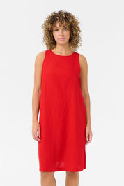 Linna Dress by Cream - flame scarlet red - Blue Sky Fashions & Lingerie