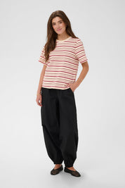 Liva Striped Cotton T-Shirt by Cream - Blue Sky Fashions & Lingerie