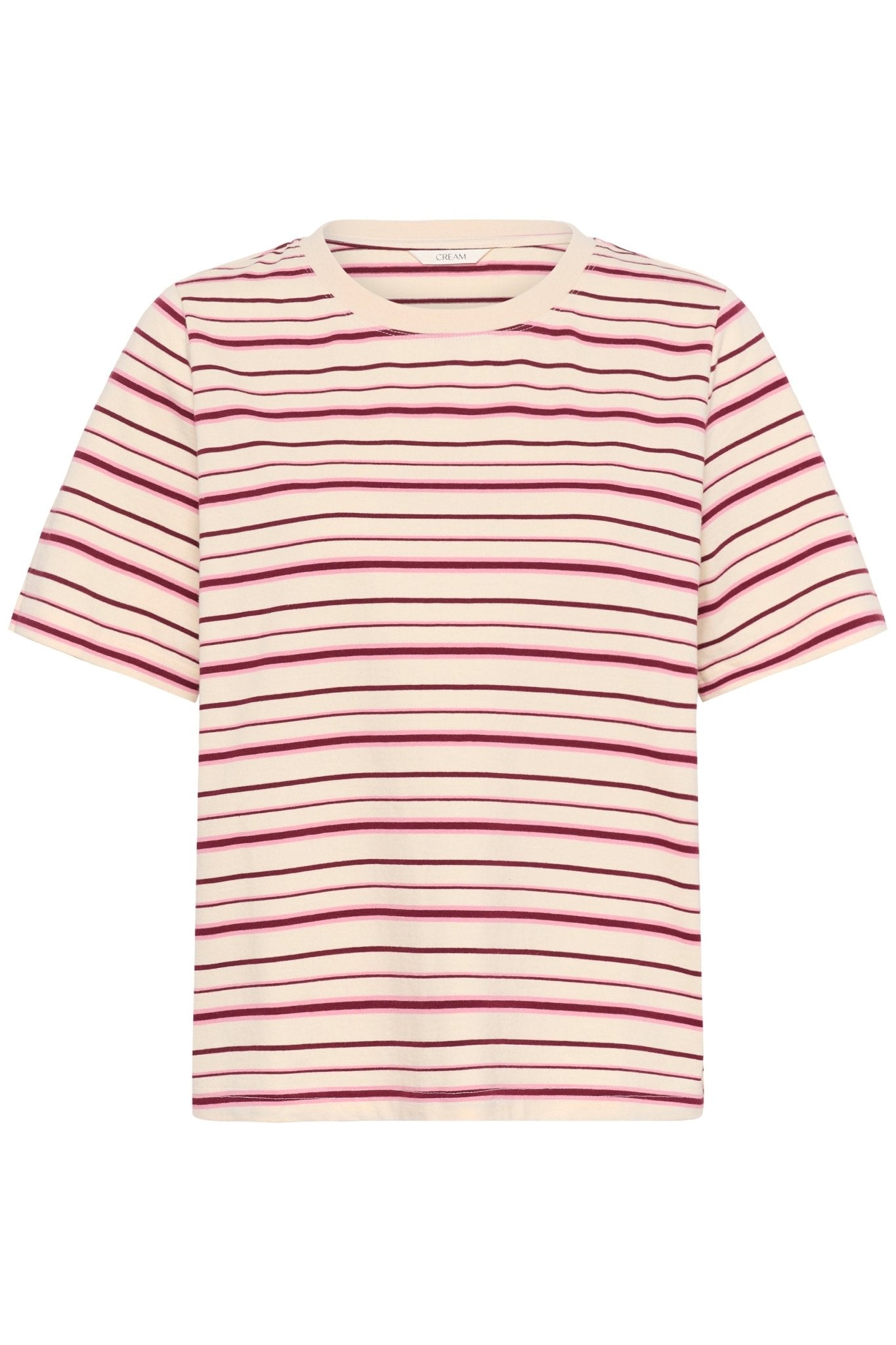 Liva Striped Cotton T-Shirt by Cream - Blue Sky Fashions & Lingerie