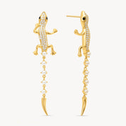 LIZARD STATEMENT EARRINGS - Blue Sky Fashions & Lingerie
