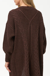 Long Knit Cardigan - Blue Sky Fashions & Lingerie