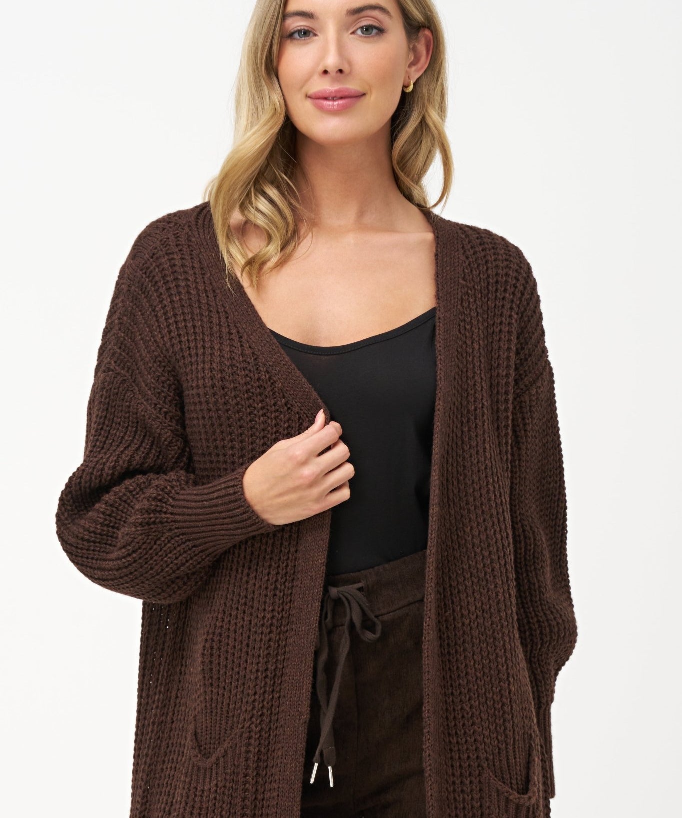 Long Knit Cardigan - Blue Sky Fashions & Lingerie