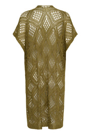Long knit vest by Cream - military green - Blue Sky Fashions & Lingerie