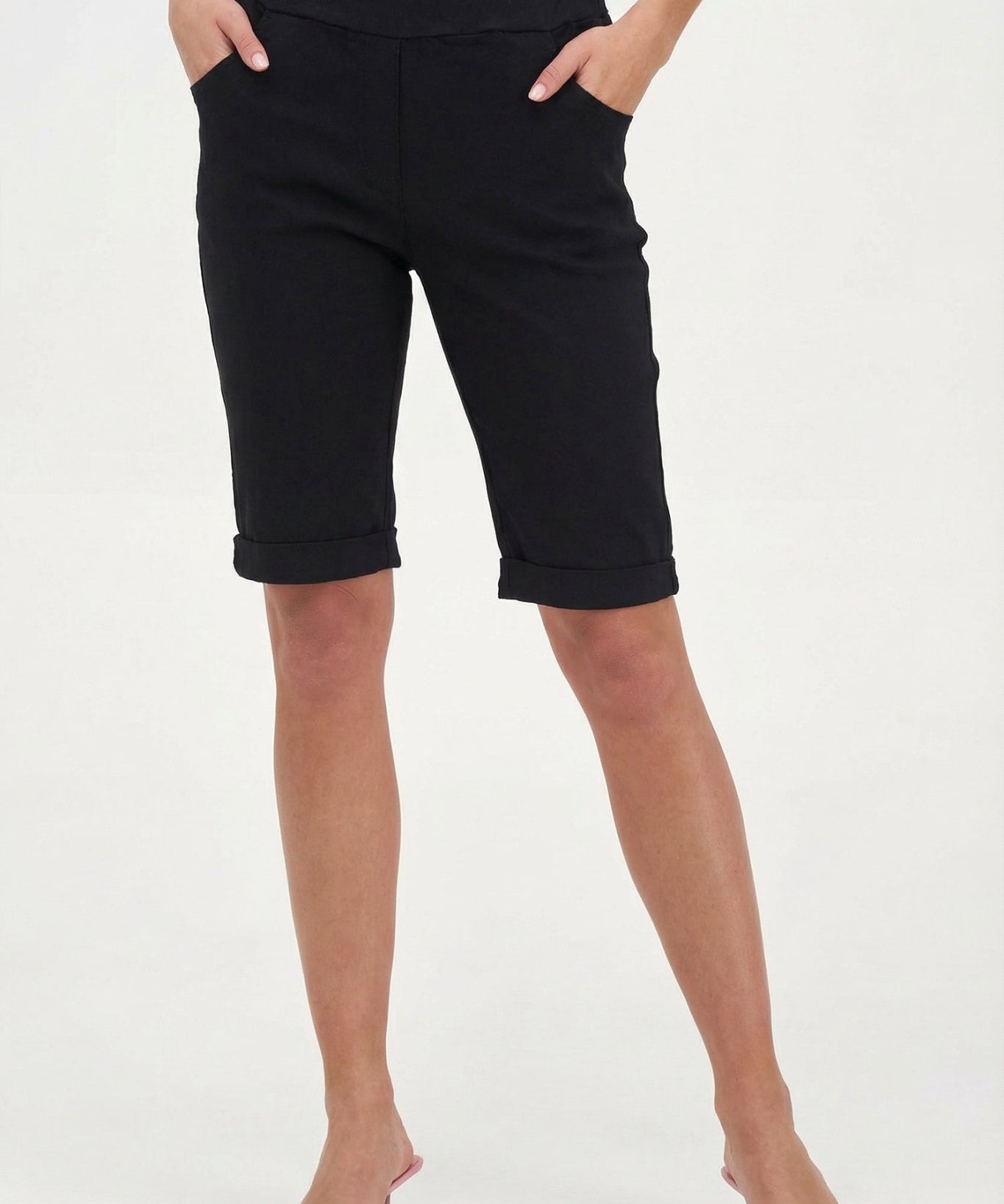 Long Shorts - Black - Blue Sky Fashions & Lingerie