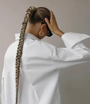 Loose Casual Lapel Elegant White Shirt - Blue Sky Fashions & Lingerie