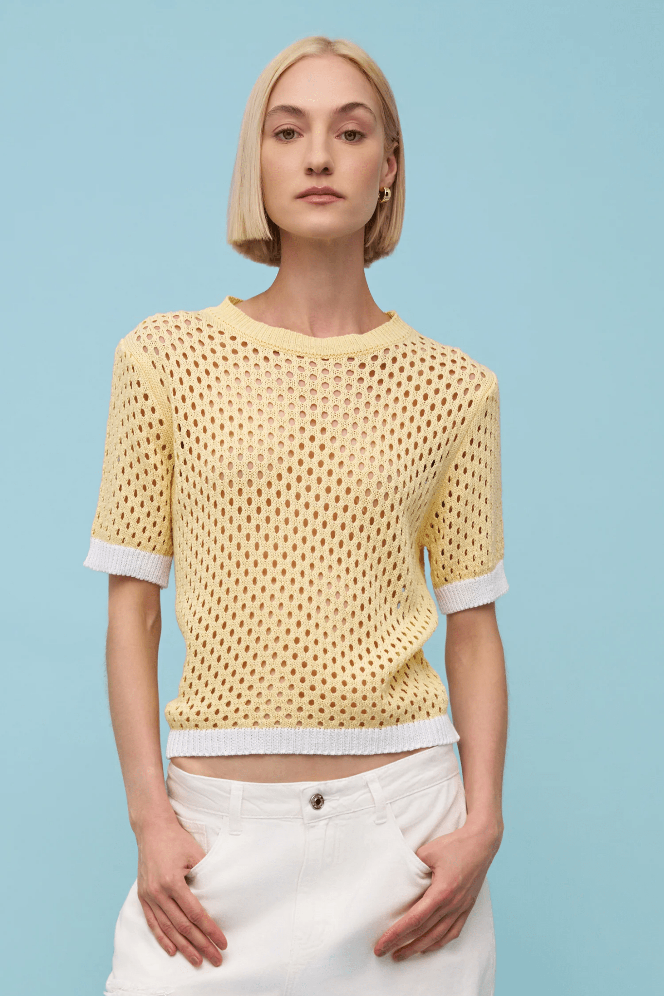 Margo Sweater - yellow - Blue Sky Fashions & Lingerie