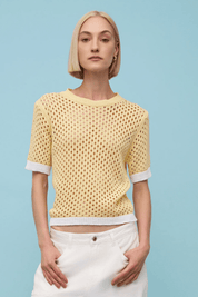 Margo Sweater - yellow - Blue Sky Fashions & Lingerie