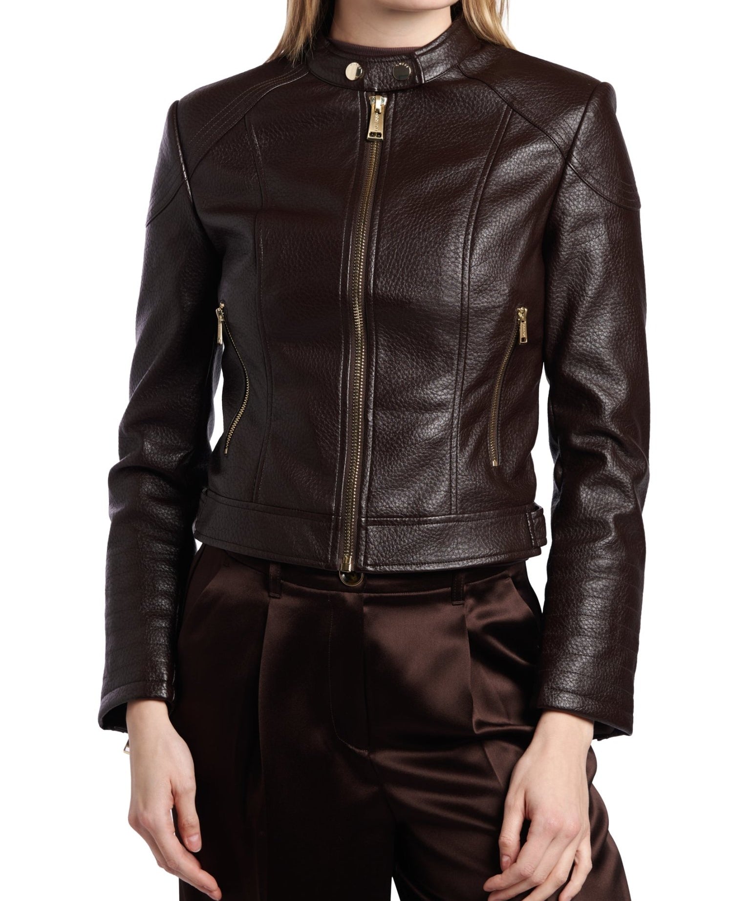 Marlene Caribou Vegan Leather Jacket - Blue Sky Fashions & Lingerie