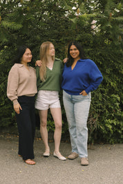 MEGAN WAFFLE SWEATER IN MATCHA - Blue Sky Fashions & Lingerie